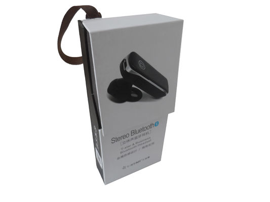 Custom 157gsm Rigid Paper Boxes Bluetooth Earphone Packaging CMYK